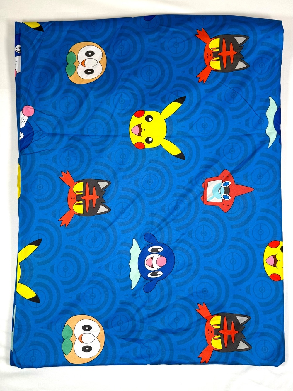 POKÉMON Full Flat Sheet Pikachu Rowlet Litten Popplio Rotom Nintendo Anime Gamer